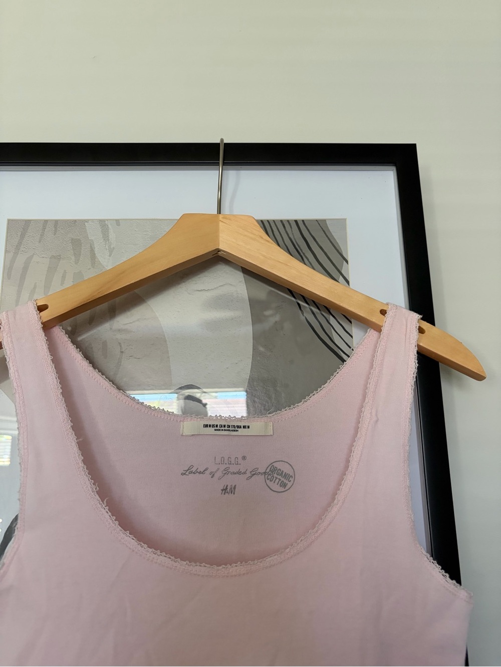 H&M Light Blush Ribbed Tank Top - Picture 3 of 5